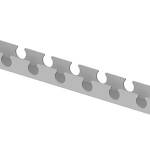 Uponor Fix cleme șină pt. țeavă 9,9mm c/c20mm 2,5m