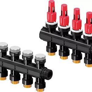 Uponor Vario PLUS distrib. cu debitmetru