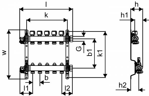 Uponor Vario distribuitor S LS - Image 2